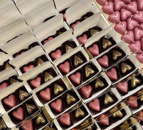 Chocolate favour boxes